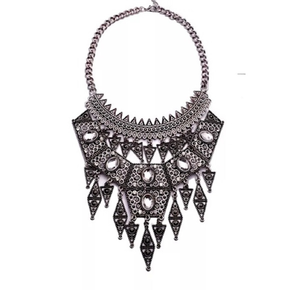 BOHO STATEMENT BIB NECKLACE #600